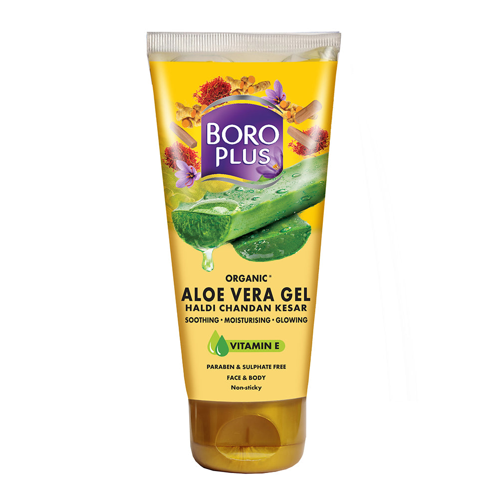 BoroPlus Aloe Vera Gel - Haldi Chandan Kesar Organic 150 ml