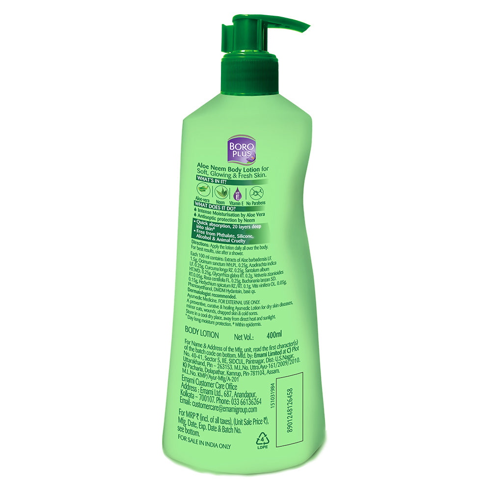 BoroPlus Aloe Neem Body Lotion (400ml)