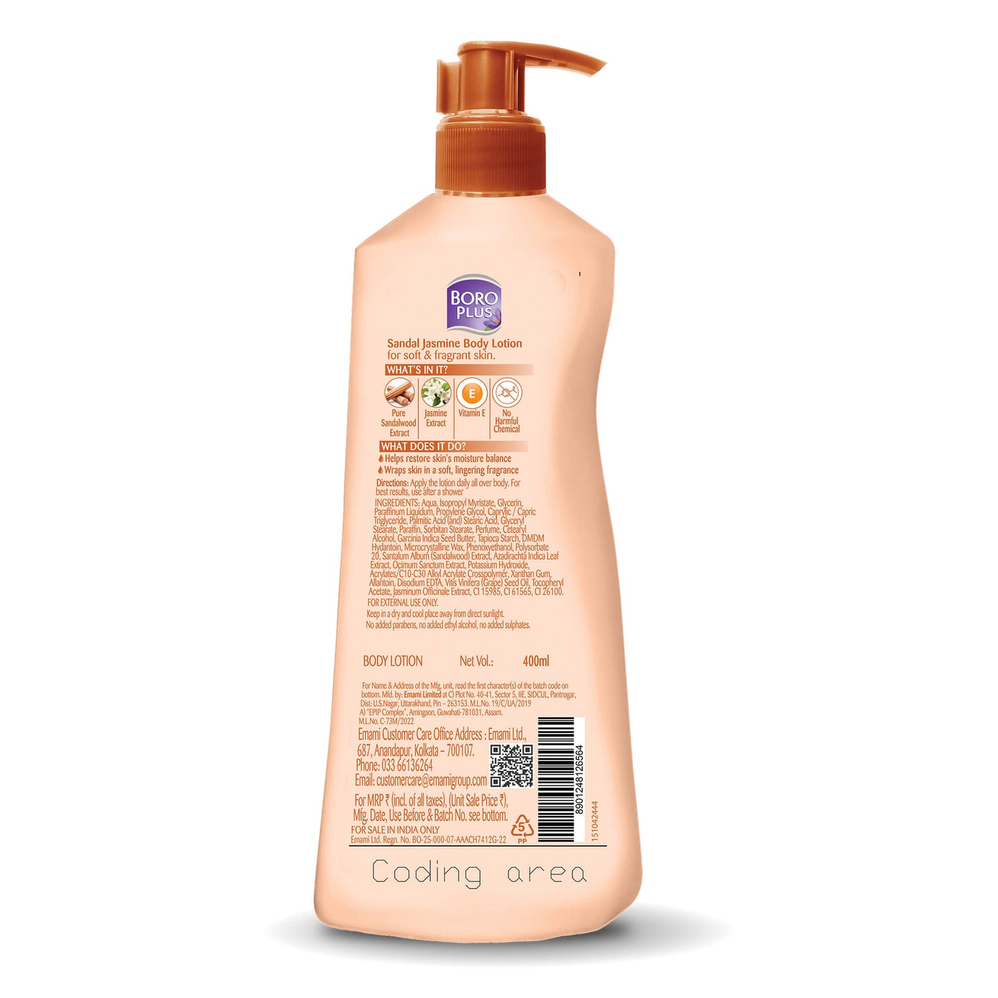 BoroPlus Sandal & Jasmine Antiseptic Body Lotion