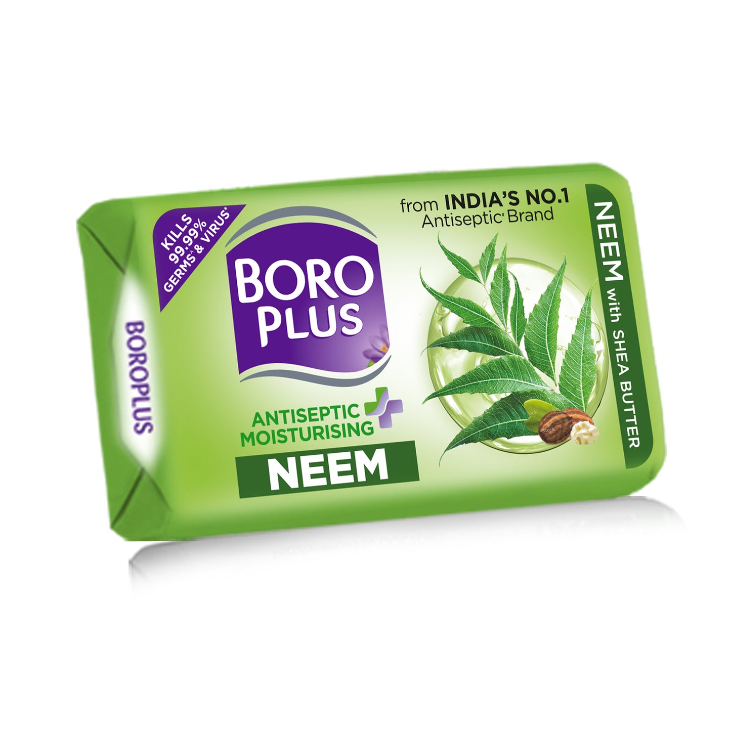 BoroPlus Antiseptic + Moisturing Soap- Neem, Pack of 4 (125g*4)