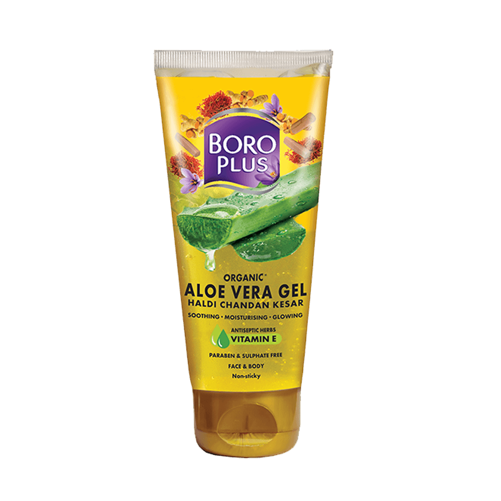 BoroPlus Aloe Vera Gel - Haldi Chandan Kesar Organic 150 ml