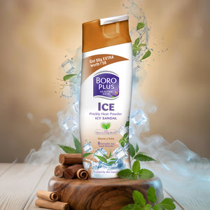 BoroPlus Ice Prickly Heat Powder Icy Sandal (150g+60g)