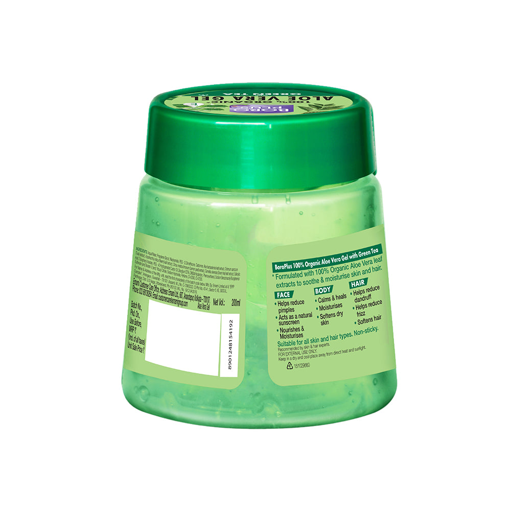 BoroPlus Aloe Vera Gel - (Green Tea) 200 ml