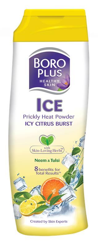 BoroPlus Icy Prickly Heat Powder Icy Citrus Burst (400g)