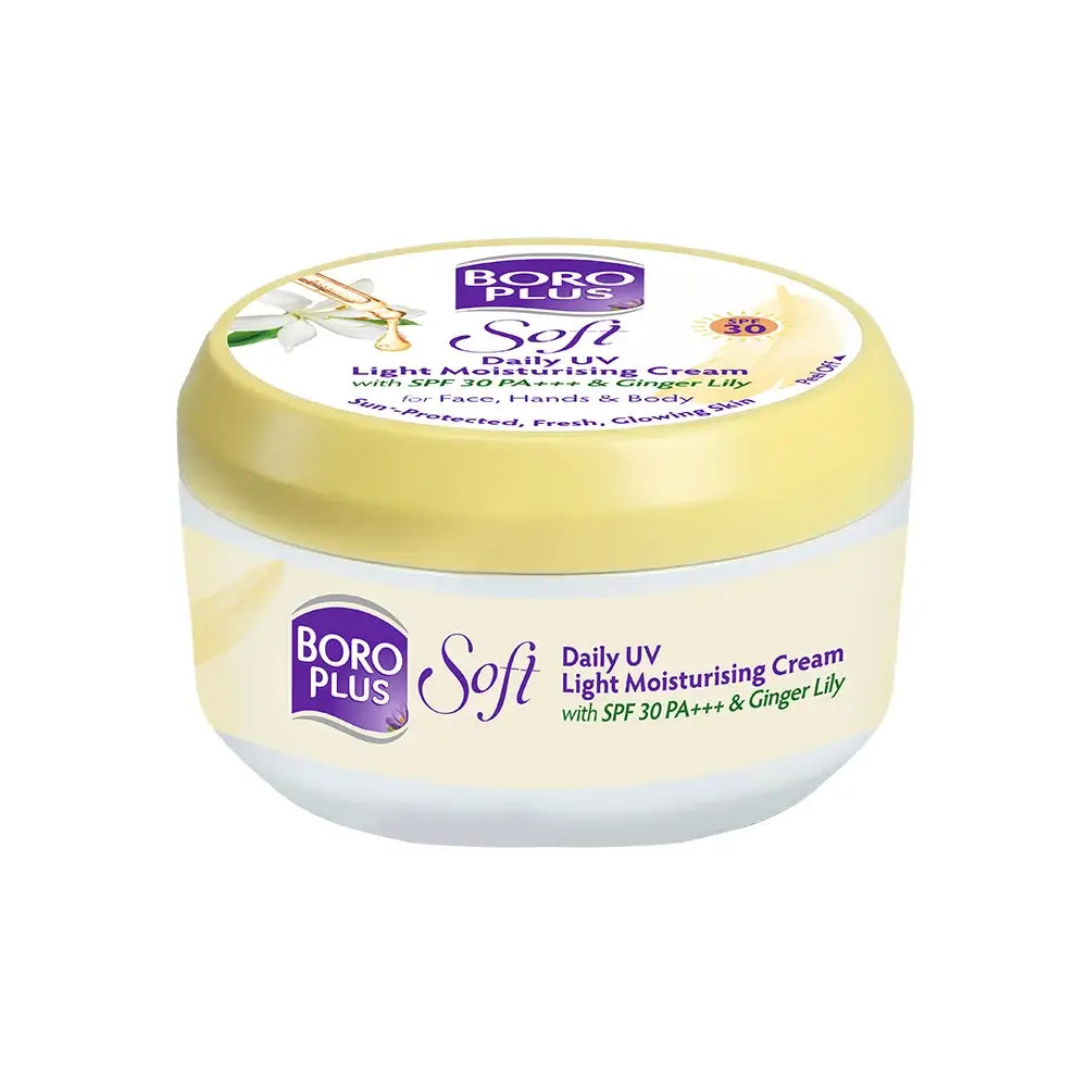 BoroPlus Soft Daily UV Light Moisturising Cream with SPF 30 PA+++ & Ginger Lily