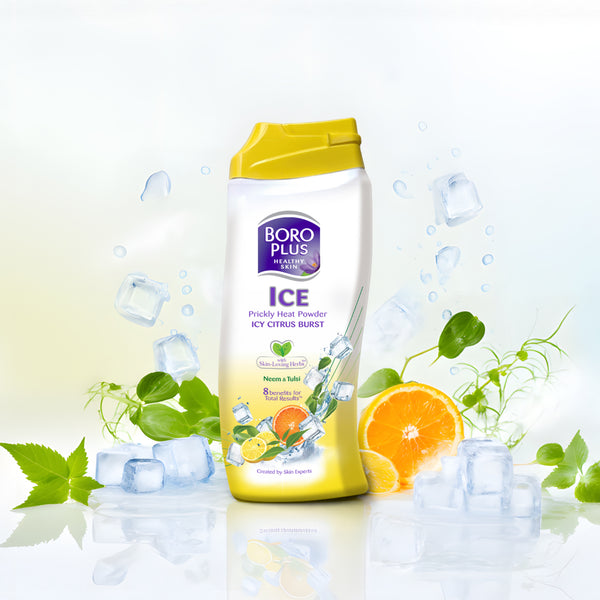 BoroPlus Icy Prickly Heat Powder Icy Citrus Burst (400g)